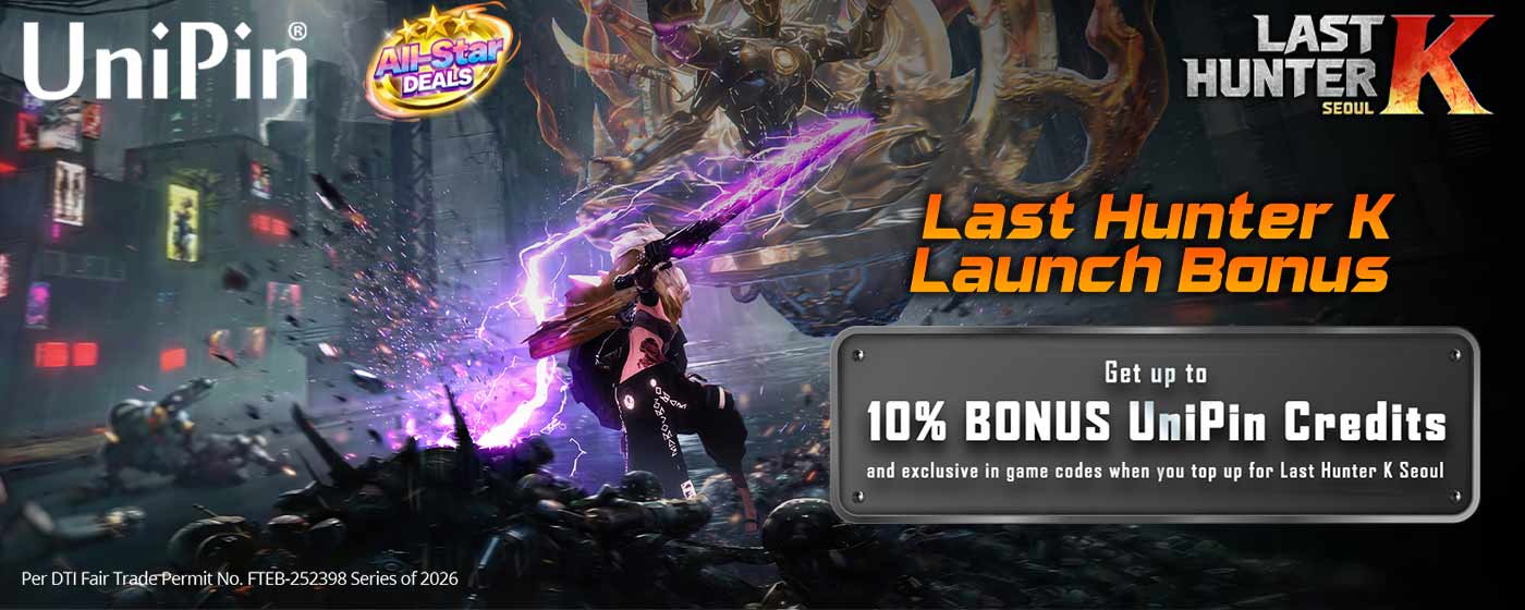 Last Hunter K Launch Bonus (PH)